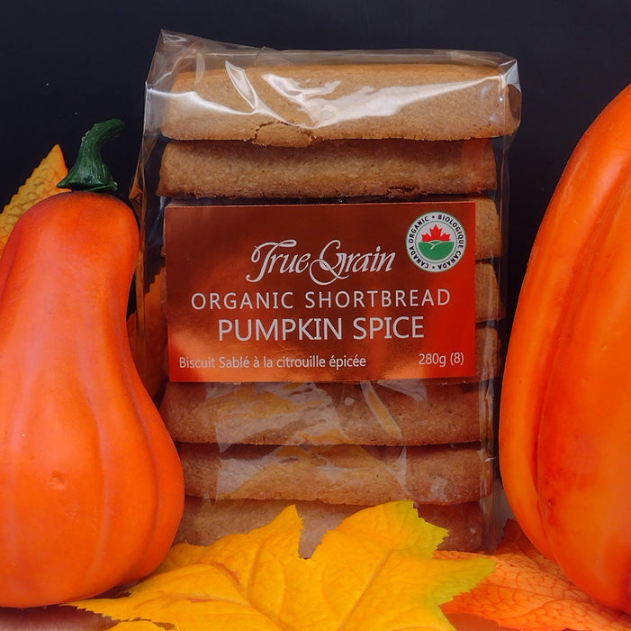 Pumpkin Spice Organic Shortbread 8 pack